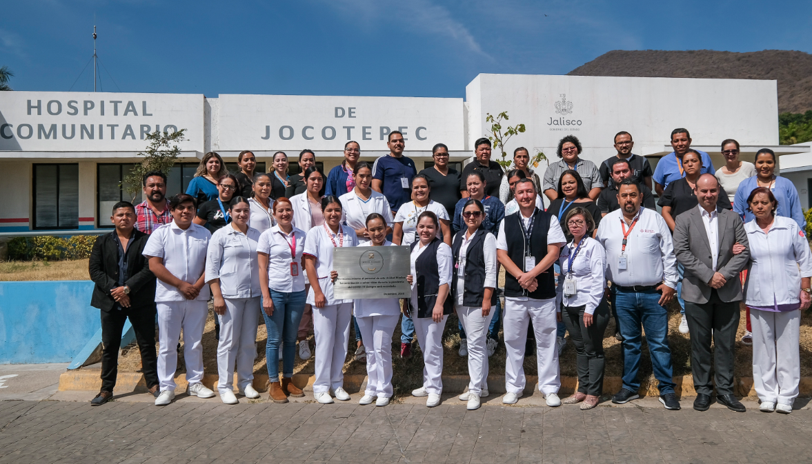 En este momento estás viendo Recibe Hospital Comunitario de Jocotepec condecoración “Miguel Hidalgo” por su labor contra el Covid-19