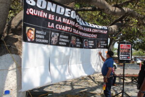 Lee más sobre el artículo Realizan “sondeo callejero” para definir al candidato de la 4T en Chapala