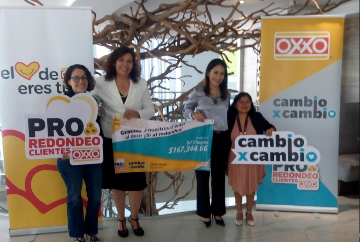 Recibe Dif Chapala Redondeo De La Cadena Oxxo Página Que Sí Se Lee 3452