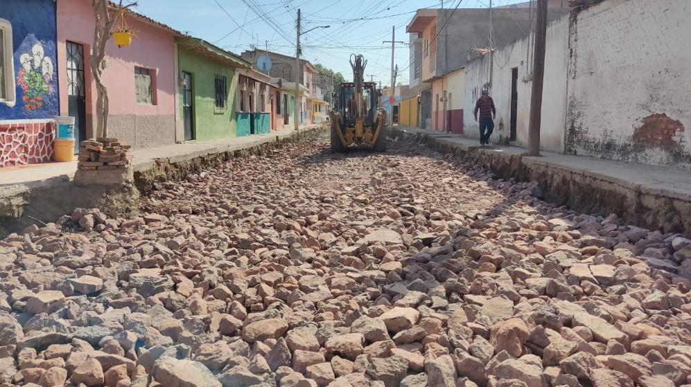 En este momento estás viendo Avance del 25% lleva la obra de la calle Miguel Martínez