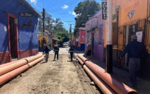 Lee más sobre el artículo Inician trabajos en la calle Colón de Ajijic; estiman durar ocho semanas