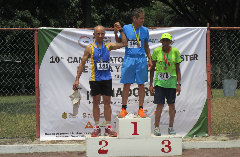 En este momento estás viendo Corredor de Chapala cosecha plata y bronce en atletismo máster