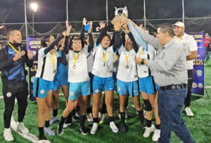 Lee más sobre el artículo Se corona CEFAR en la Liga Infantil Femenil de Futbol 7