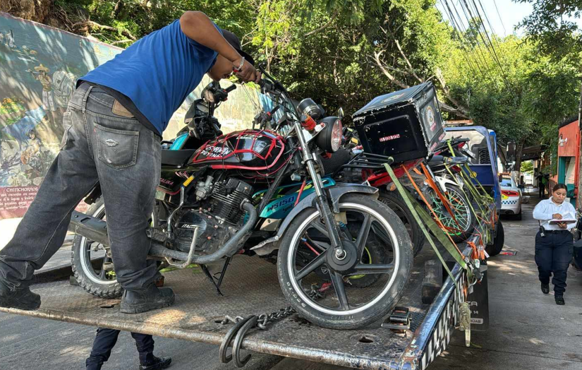 Lee más sobre el artículo Por irregulares, 31 motocicletas fueron remitidas al corralón en Chapala