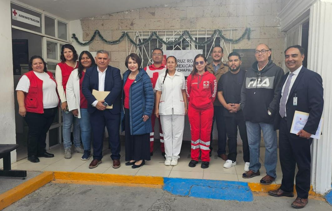 En este momento estás viendo Cruz Roja Chapala recibe ayuda económica de la CFE y SUTERM