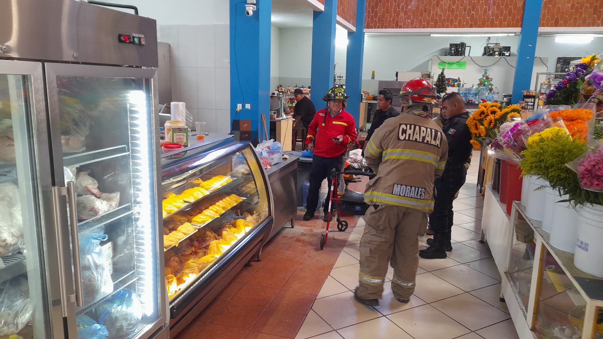 En este momento estás viendo Flamazo en el Mercado Municipal de Chapala por fuga de gas