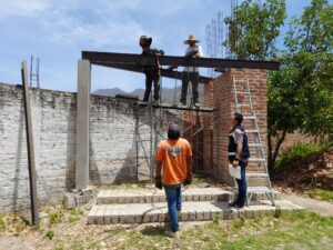 Lee más sobre el artículo Retoman construcción de ermita para Santa Cecilia en San Antonio Tlayacapan