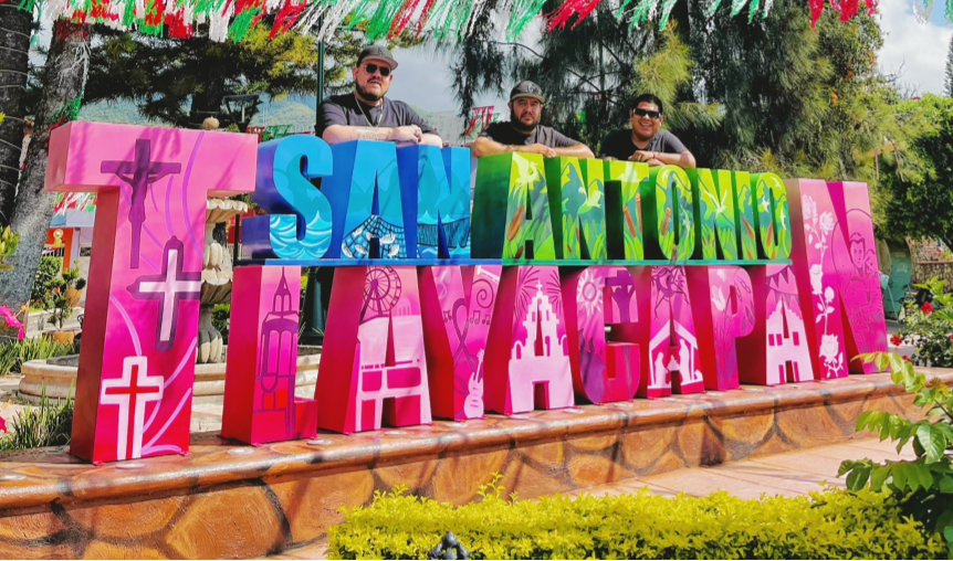En este momento estás viendo Renovadas, las letras monumentales de San Antonio Tlayacapan