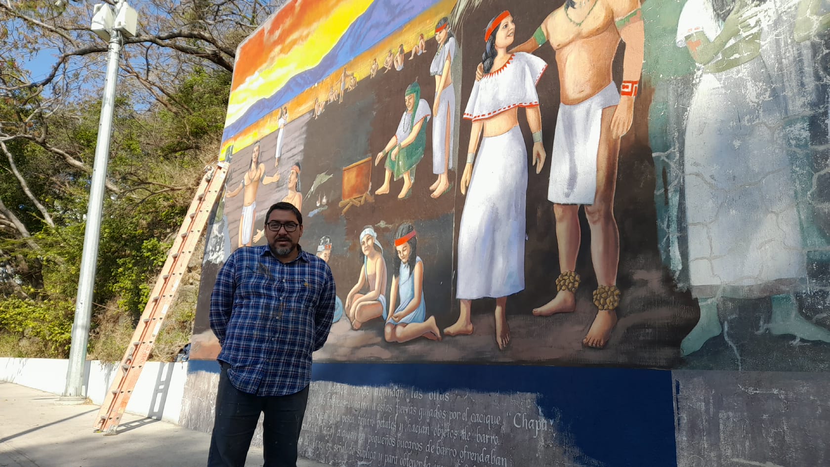 En este momento estás viendo Avanza prueba piloto de rescate del mural de la Avenida Hidalgo