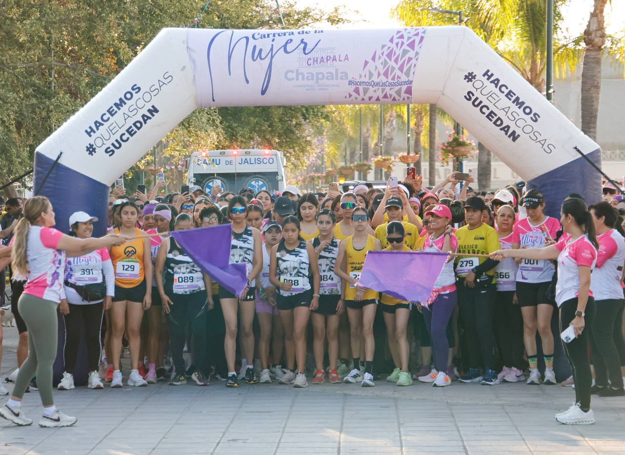 En este momento estás viendo Más de 500 mujeres participaron en la quinta Carrera de la Mujer 5K en Chapala 