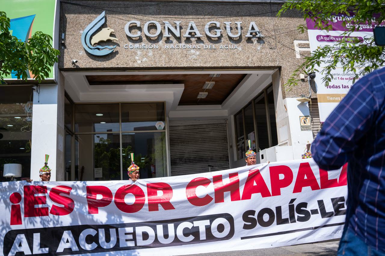 En este momento estás viendo Habitantes de Chapala exigen la cancelación del acueducto Solís-León