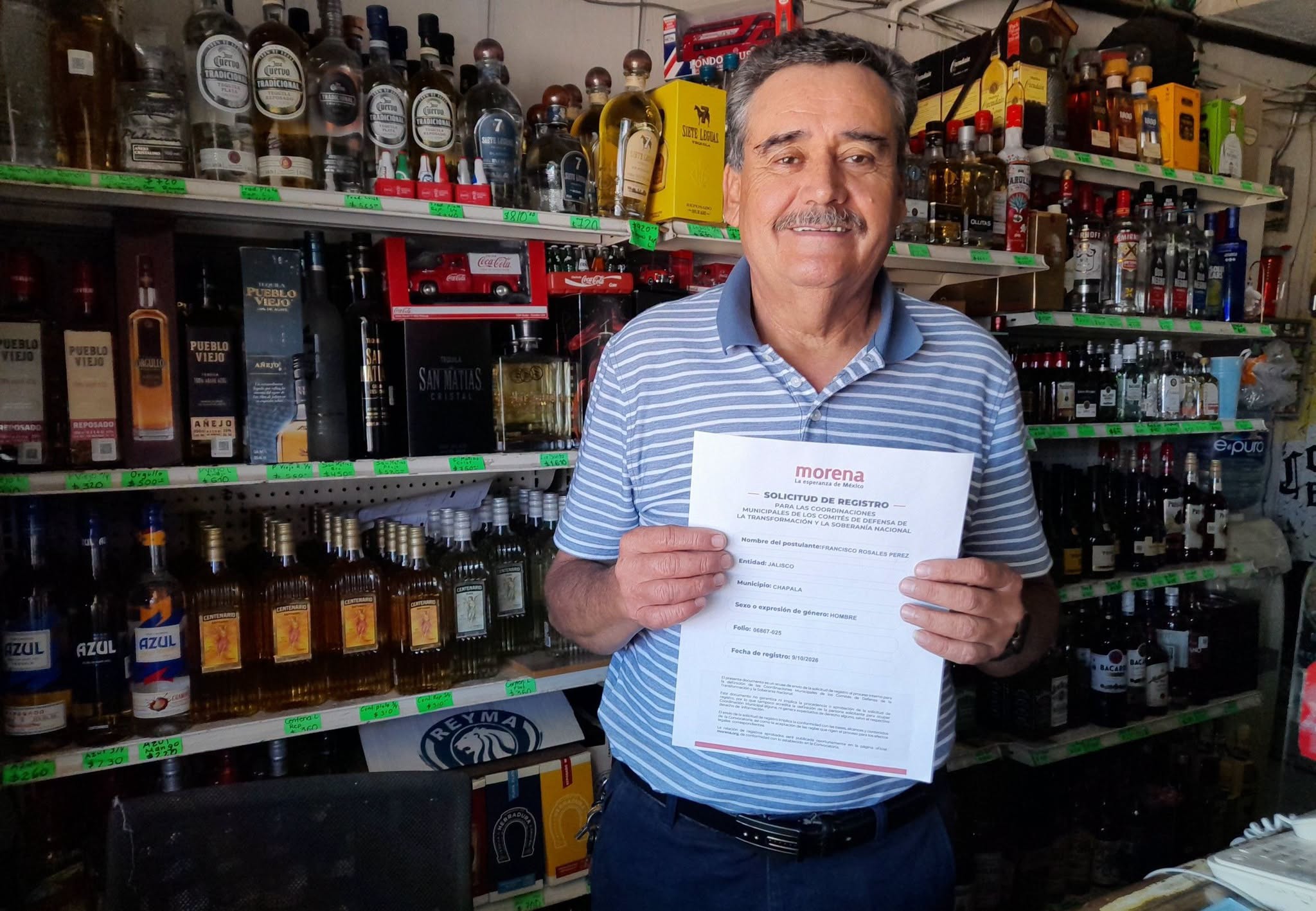 En este momento estás viendo “Pancho” Rosales se registra como aspirante para dirigir a MORENA en Chapala