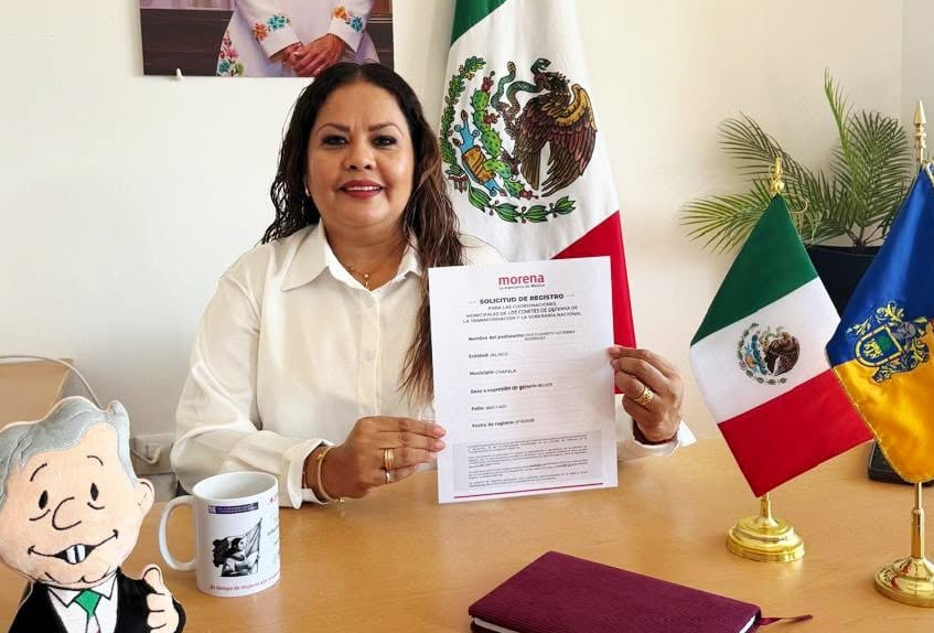 En este momento estás viendo Ely Gutiérrez se registra como aspirante a coordinar Morena en Chapala